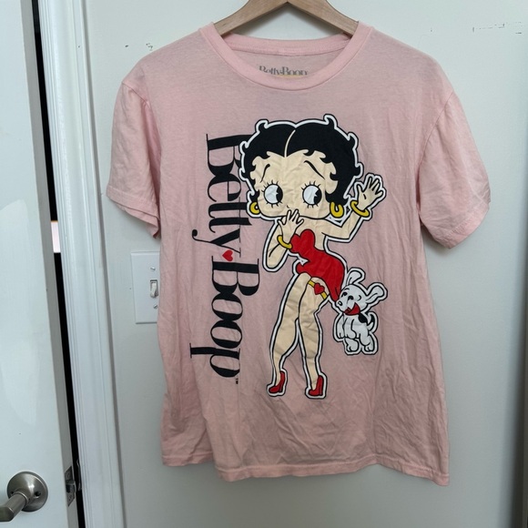 Pink Betty Boop Graphic T-Shirt M coquette - Picture 3 of 6
